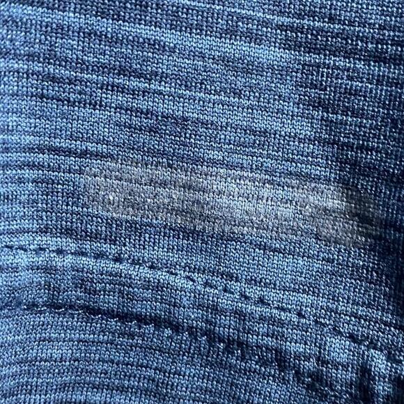 Free Country gray and blue 1/4 zip long sleeved pullover - Men's Medium - Picture 6 of 6